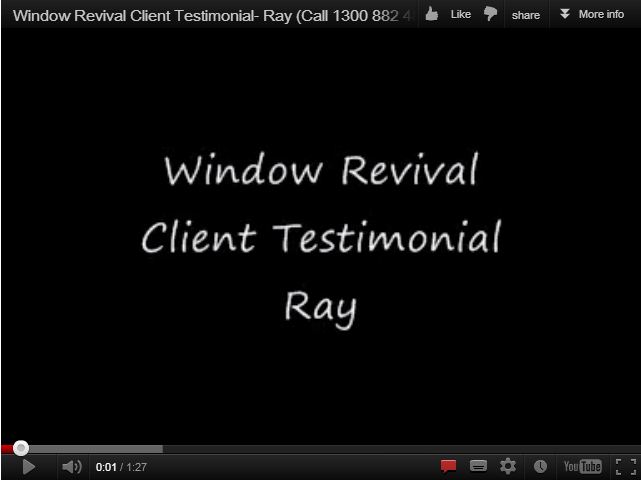 A video testimonial of VIP Pet Foods for window revival's window restoration service. window restoration brisbane