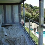 window and balustrade painting